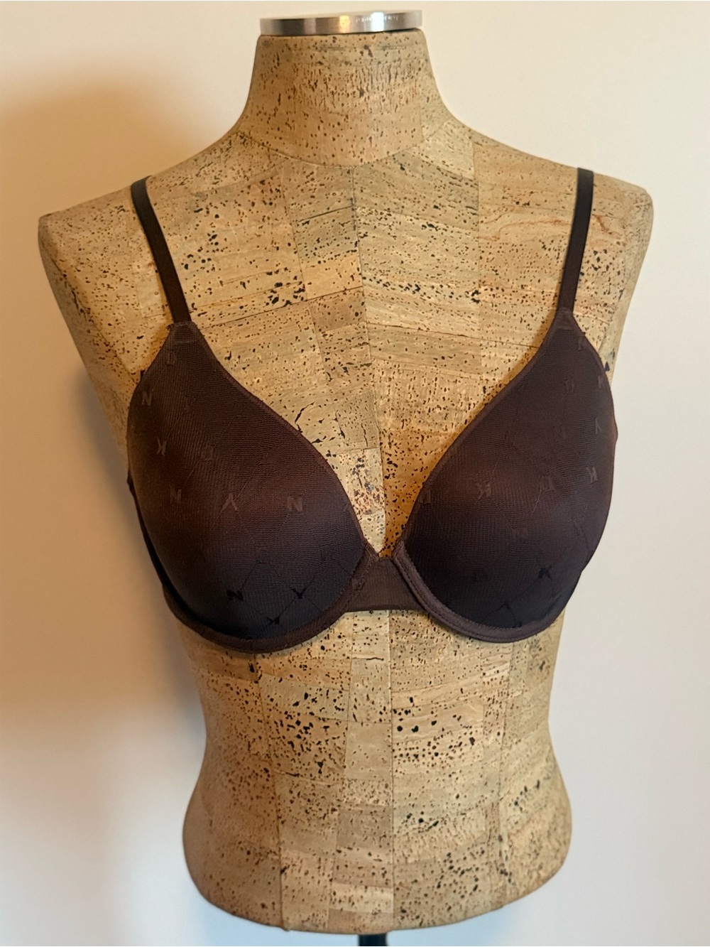 DKNY Chocolate Brown Lightly Padded T-Shirt Bra